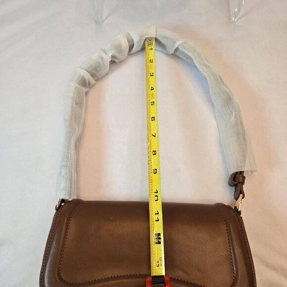 Women Shoulder Purse Vintage/Trendy Bag- Small Tote Handbag - Brown - Picture 11 of 11